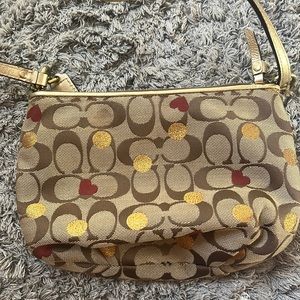 Vintage Coach crossbody purse
